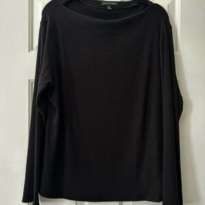 Women’s Banana Republic Charcoal Ribbed Knit Top - Size XXL